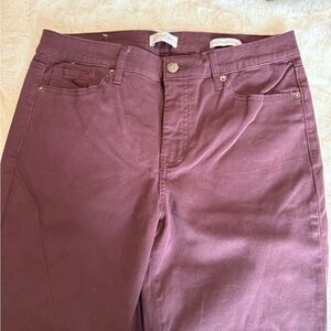 Gloria Vanderbilt Women's Plum Straight Leg Jeans